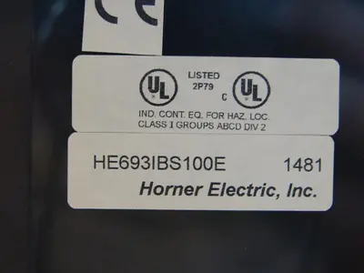 USED HORNER ELECTRIC HE693IBS100E