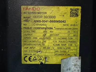 USED 2016 FANUC A06B0041B605#S042
