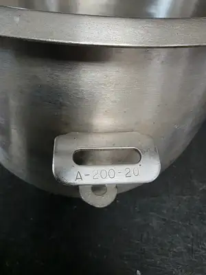 Used Hobart Used Hobart A-200-20 Mixing Bowl for 20Qt Mixer - SU2 Mixer Attachments & Accessories Illinois US | Falcon Restaurant Supply #1373564