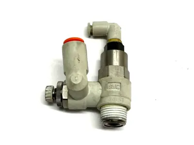 ASP530F-03-08S-J | SMC  Speed Controller w/ Pilot Check Valve - Used