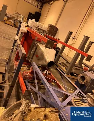 Harrington Hoists, Inc. Hoist with Hopper and Dust Collector