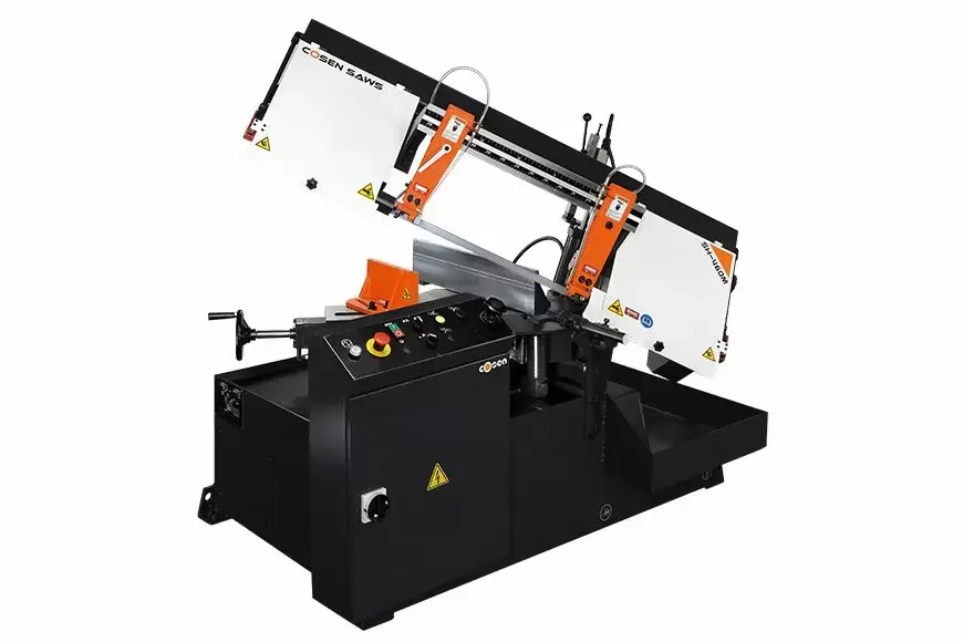 250 X 460 Mm Metal Cutting Semi-Auto Horizontal Scissor Type Mitering Band Saw Machine