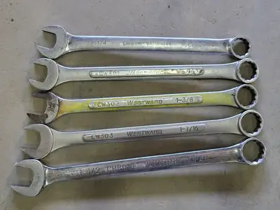 7/8" - 1-1/2" Combination Wrench Set (10pcs)