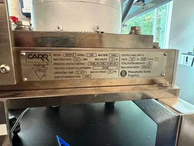 Carr ViaFuge 9003 PLT Pilot clarifier centrifuge, 316L SS.