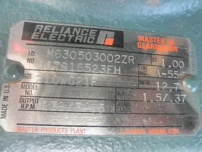 USED RELIANCE 210WG21F
