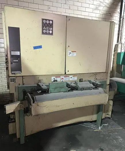 Used AEM 703-52HT, 52" SINGLE-HEAD ABRASIVE PLANER Woodworking Planers | Pruitt Machinery #715983