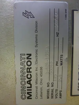USED CINCINNATI MILACRON 3-424-1884A