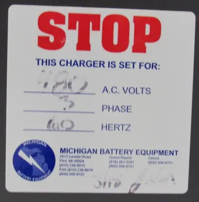NEW ENERSYS EH3-12-900 BATTERY CHARGER OUTPUT 24V 145A EH3-12-900YL10 480V