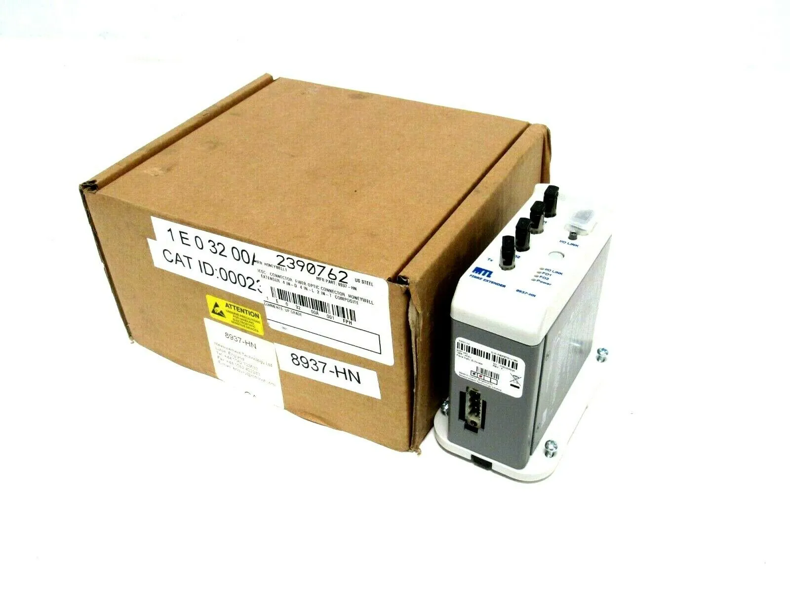 NEW HONEYWELL 8937-HN FIBRE OPTIC EXTENDER 8937HN REV. F VER. HN01