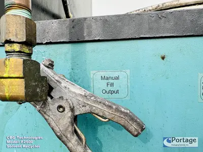 USED 2008 CBG TECHNOLOGIES F2500 SOLVENT RECYCLER