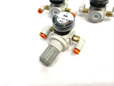 Used SMC Miniature Modular Regulator M5 Ports AR Mass Pro, LOT OF 3 Air Pressure Regulators Michigan US | Maverick Industrial Sales #1397621