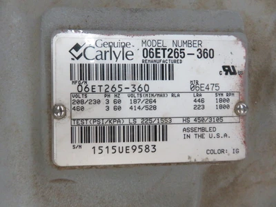 USED Carlyle 06ET265-360