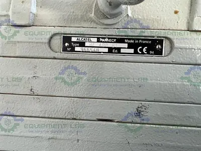 USED ALCATEL ADP 81 MD DRY VACUUM PUMP W/ CONTROLLER AND CUSTOM ELECTRICAL WIRING