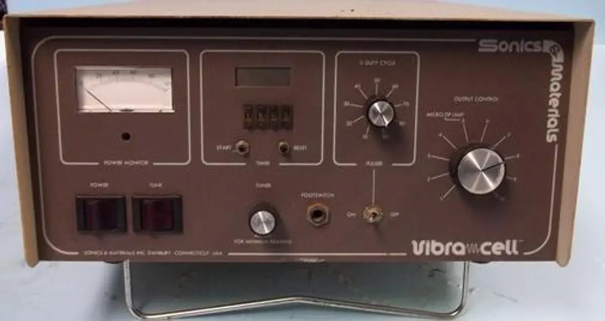 QTY. 1. SONICS AND MATERIAL VIBRA CELL MODEL: VC 6...
