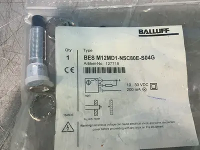 New | in-Stock BALLUFF BES M12MD1NSC80ES04G Proximity Sensors Ohio US | HGR 24 #1580190