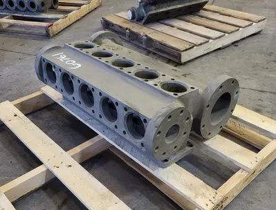 Used Wheatley . Quintuplex Pump Fluid End Only For Sale