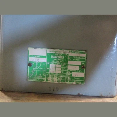 10kVA Westinghouse Transformer
