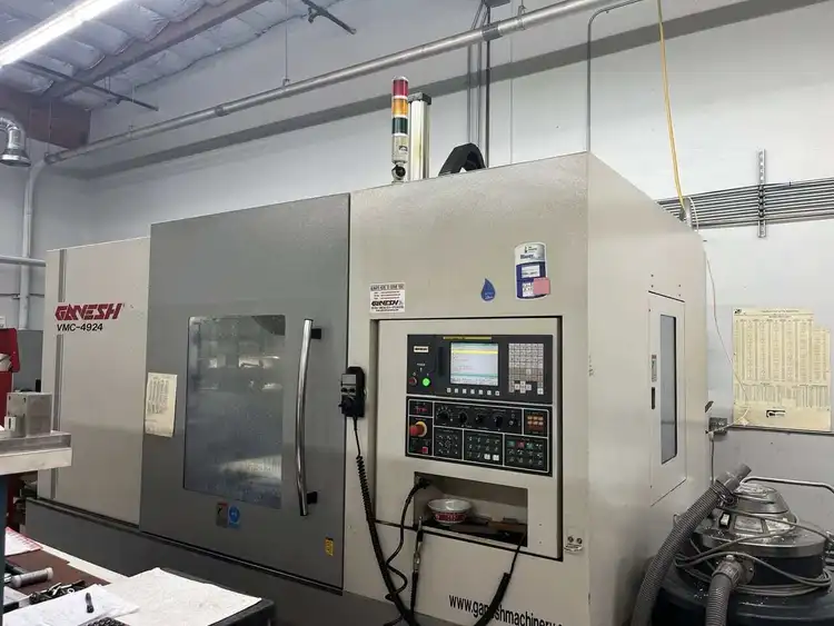 Used 2011 GANESH VMC-4924 Vertical Machining Centers Ohio US | Toolquip, Inc. #1015222