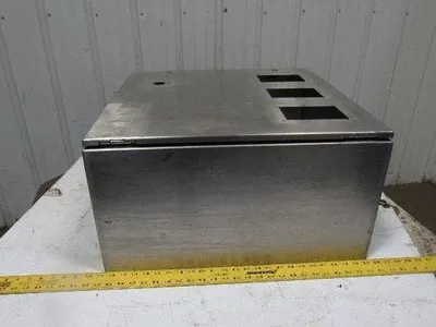 Stainless Steel Wall Mount Electrical Enclosure Box 24X24X12 W/Back Plate