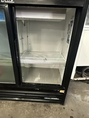 174-0227 True GDM-41SL-48 2 Sliding Glass Door Self Contained Cooler