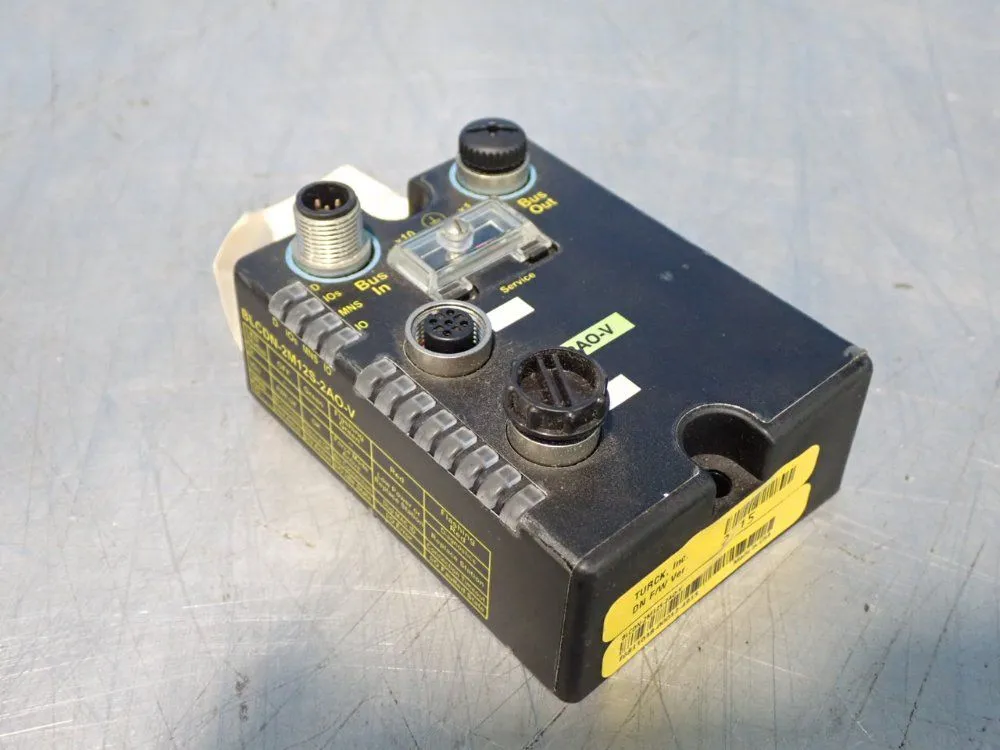 New | in-Stock TURCK BLCDN2M12S2AOV PLC Input & Output Ohio US | HGR 24 #901198