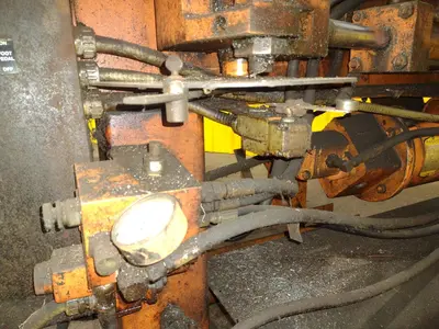 3" HUTH MODEL #2007 HYDRAULIC RAM TYPE TUBE BENDER & END FORMER: STOCK #19709