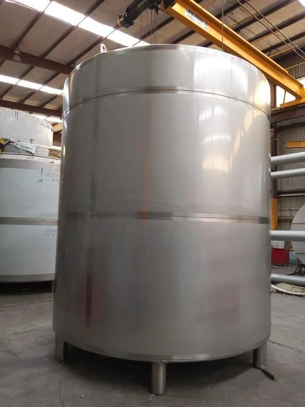 Posses Tank 6000 US Gal Jacketed  With Paddle Mixer # 3032