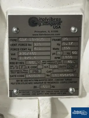 NEW Servolift Servolift Bulk Bag Discharge Sifting Stand