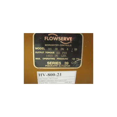 1.5" DURCO FLOWSERVE STAINLESS STEEL PROCESS PLUG VALVE 1.5-TSG4-31C1LLT9M1GAS