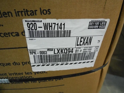 NEW Lexan Does Not Apply
