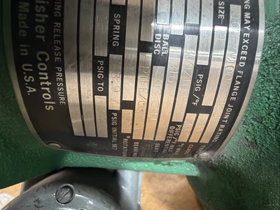 USED Fisher 1052 V100 3610J