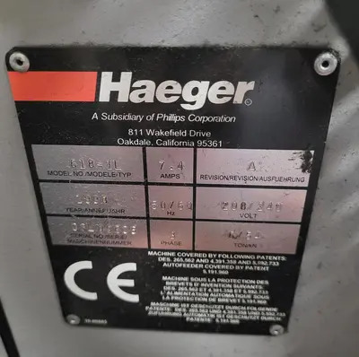 Used 1998 HAEGER 618 Insertion Machines Minnesota US | Source Machinery Sales #1427389