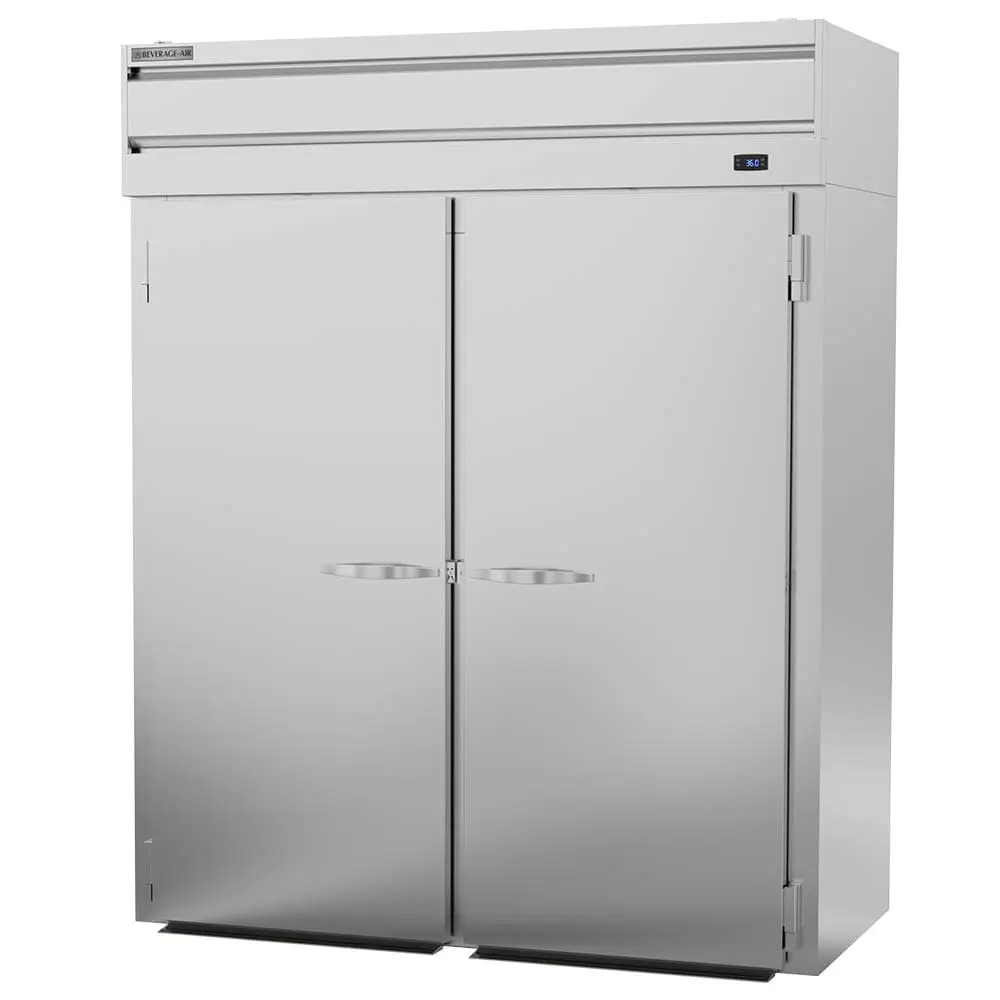 Beverage-Air PRI2HC-1AS 66" Two Section Roll In Refrigerator, (2) Left/right Hinge Solid Doors, 115v