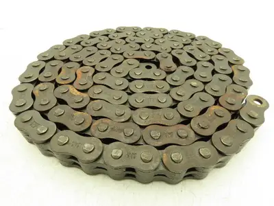 Tsubaki BL8 Single Strand Leaf Chain 3x4 Lacing 1" Pitch BL-8 Series 10'