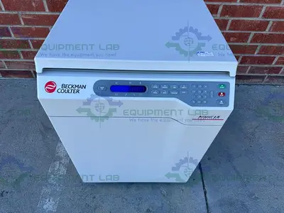 USED BECKMAN AVANTI J-E  REFRIGERATED HIGH-SPEED FLOOR CENTRIFUGE W/ JLA-9.100 ROTOR