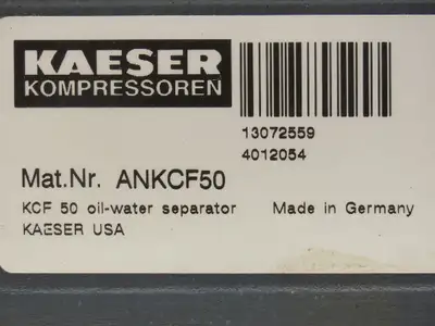 Kaeser ANKCF50 Air Compressor Oil Water Condensate Separator Cartridge Filter