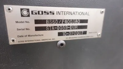2007 GOSS SP1100 Saddle Stitchers | Machinery Solutions Group, Inc. (17)