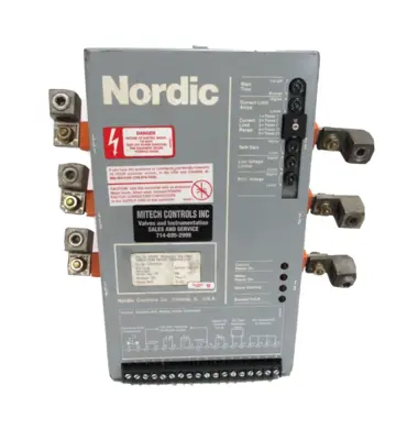 USED NORDIC 2334P00 REDUCED VOLTAGE INDUCTION MOTOR CONTROLLER