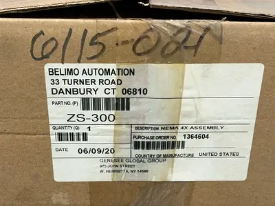 Used BELIMO AUTOMATION ZS300 Electrical Boxes Ohio US | HGR 24 #1411417