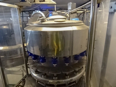 Complete filling line to fill 1L  bottles at a rate of 60 to 110 BPM