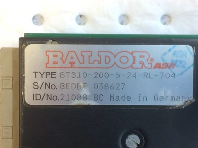 USED LVD BTS10-200-5-24-RL-704   -AC DRIVER   BALDOR-ASR