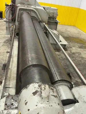 10' X 1/2" WEBB MODEL #9L-1210 3-ROLL INITIAL PINCH PLATE BENDING ROLL: STOCK #22525