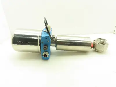 Norit Sudmo 2701800 Pneumatic Actuator KH NC Sanitary SS Ball Valve 1" DN25 120V