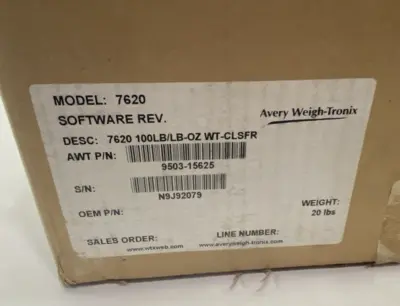 New | in-Stock Avery Weigh-Tronix Quartzell Digital Bench Scale 7620 Food Scales Michigan US | Maverick Industrial Sales #1391625