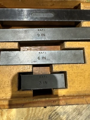 3", 6", 9", 12" MACHINE STANDARDS
