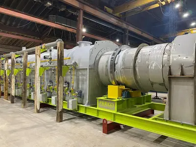 USED 2021 FEECO INTERNATIONAL INDIRECT ROTARY CALCINER SYSTEM