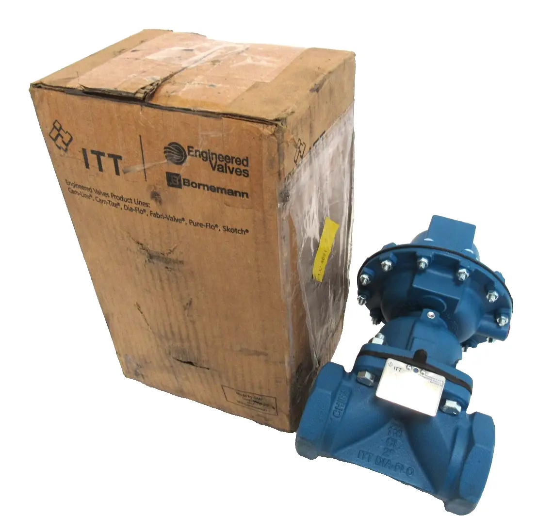 NEW ITT DIA-FLO 2-2401-T-34-3214 DIAPHRAGM VALVE 2" 22401T343214