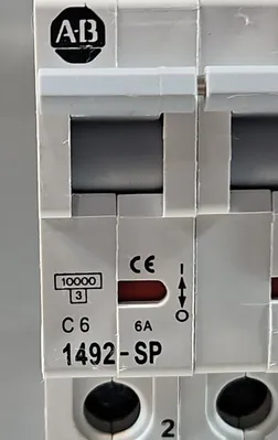 Allen-Bradley 1492SP2C060 Ser C Circuit Breaker. 4E-18
