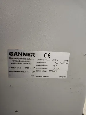 2016 Gannomat Concept 70 Case Clamp