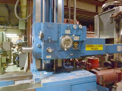 Used 1983 GIDDINGS & LEWIS FRASER 80DP5 Horizontal Table Type Boring Mills Pennsylvania US | Hadanich Machine #1439208